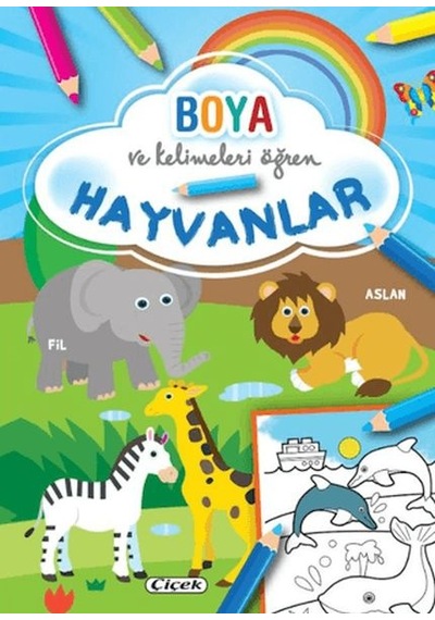 Boya Ve Kelimeleri Öğren - Hayvanlar - Rjcı-761730