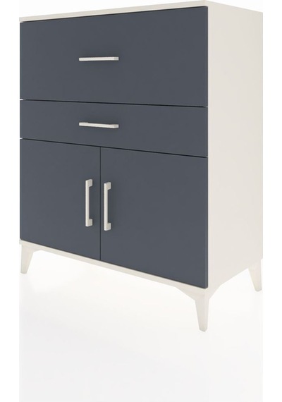 Hyperion Şifonyer Tek Raflı 2 Çekmeceli 2 Kapaklı 88x44x106 A... Aytaşı