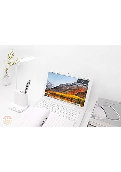 Technosmart Telefon Tutucu Şarj Edilebilir Led Masa Lambası Dokunmatik Usb Portlu Güç Kaynağı Beyaz Çok Renkli