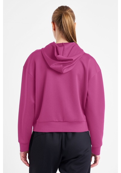 Lescon Kadın Fermuarlı Kapüşonlu Sweatshirt 25n-2125 Mor