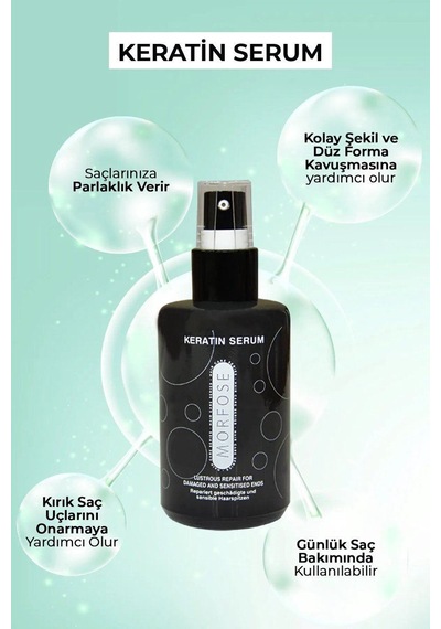 Keratin Saç Serumu 75 Ml - Yıpranmış Saçlar İçin - Mrfs 21014252