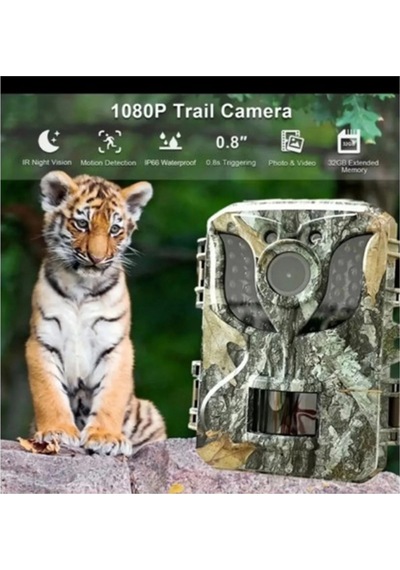 Fotokapan Kamera 16mp Full Hd 1080p Gece Görüşlü 2 Inç Lcd Ekran Su Geçirmez Najmaddin