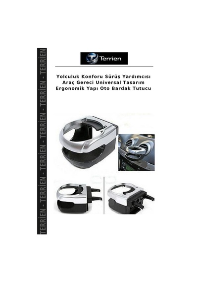 Yolculuk Konforu Sürüş Yardımcısı Araç Gereci Universal Tasarım Ergonomik Yapı Oto Bardak Tutucu