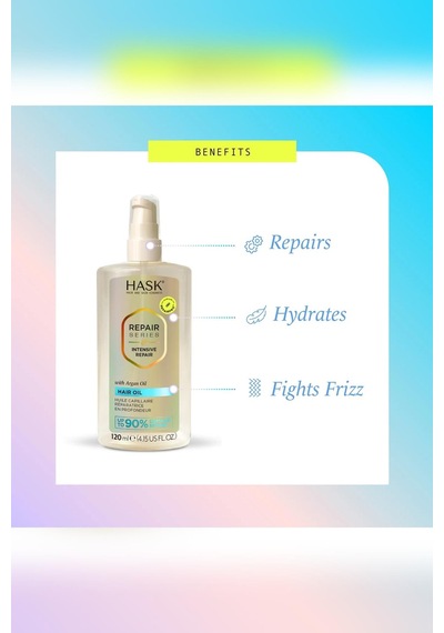 Hask Repair Series Argan Yağlı Yoğun Onarıcı Saç Bakım Yağı 120ml