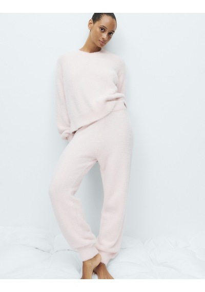 Marks & Spencer Yumuşak Dokulu Pijama Takımı T37002255J Pembe