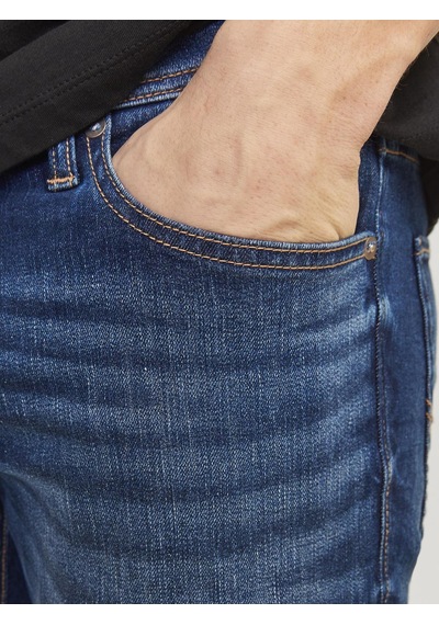 Jack & Jones Erkek Slim Fit Düsük Bel Jean - Glenn - 12109970 Blue Denim