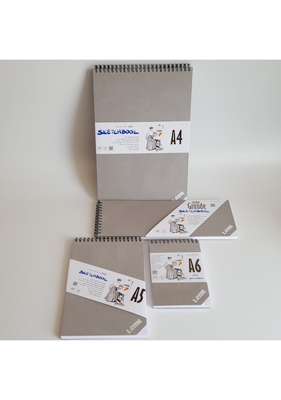 Lems Experto 4'lü set Sert Kapak Eskiz Defterleri N11.31
