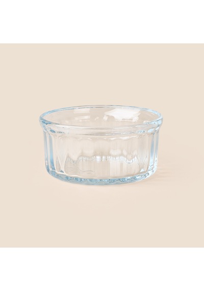Glass 2'li Cam Fırın Kabı - Şeffaf - 10 Cm Çok Renkli