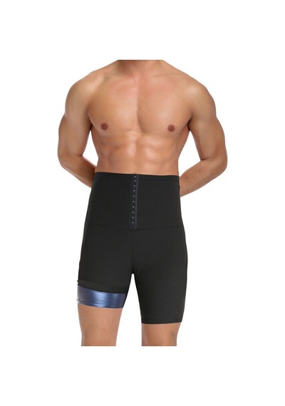 Mistirik Sauna-şort Unisex Yağ Yakan  Termal Giyim Sauna Şort Siyah
