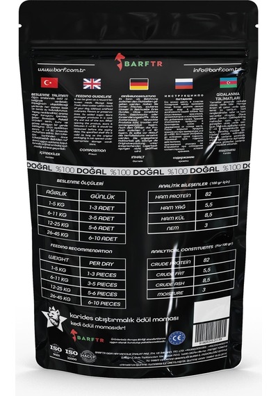 Barftr Karides Atıştırmalık Kedi Ödül Maması 80 G