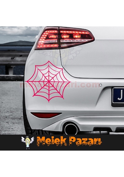 Örümcek Ağı Oto Sticker