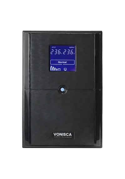 D-3000 3000va Lcd Kesintisiz Güç Kaynağı Line Interactive 4x12v 9ah Ups Ofis Kamera Sistem Çoklu Cihaz