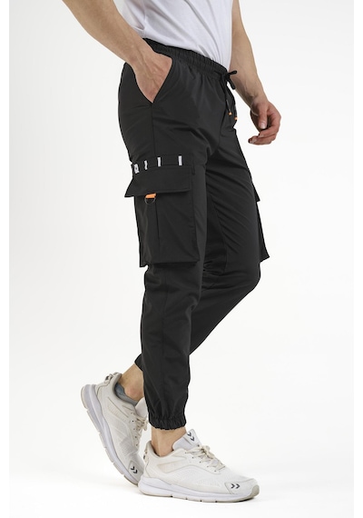Oksit Pietro Slim Fit Kort Paraşüt Kargo Cepli Erkek Eşofman Alt KARIŞIK RENK Çok Renkli
