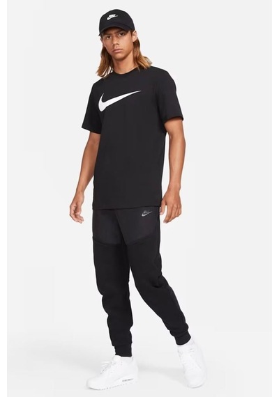 Nike Sportswear Swoosh Mens Tee Erkek Günlük Tişört Siyah Siyah