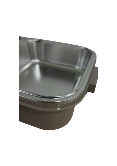 Aryıldız Bento Dikdörtgen 2 Bölmeli Lunch Box Yemek Termosu Vizon 1000 Ml Kahve