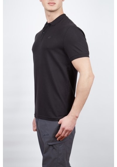 Alpinist Roc Erkek Polo T-Shirt Siyah (539325661)