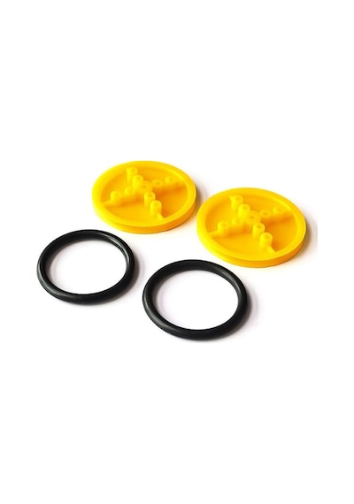 42mm Mini Plastik Rubber Tekerlek Tt Motor Ve 3mm Mil Uyumlu