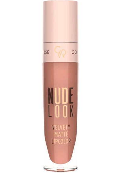 Golden Rose Nude Look Velvety Matte Lipcolor Ruj 02 Peachy Nude