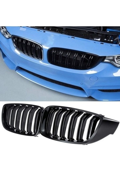 Karva Bmw 4 Serisi F32 2013-2019 M4 Böbrek Çift Çizgi Panjur