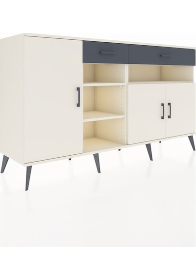 Hyperion Konsol 5 Raflı 2 Çekmeceli 3 Kapaklı 176x44x99 Aytaşı-ay Aytaşı-aytaşı/antrasit Hyperion Konsol 5 Raflı 2 Çekmeceli 3 Kapaklı 176x44x99 Aytaşı-ay Aytaşı-aytaşı/antrasit