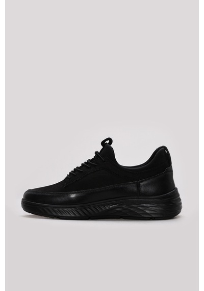 Fast Step Hakiki Deri Erkek Casual Ayakkabı 166ma1003 Siyah