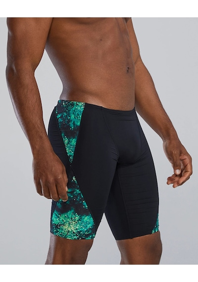 Tyr Durafast Elite Erkek Jammer Mayo - Radiant Flare Siyah - Yeşil