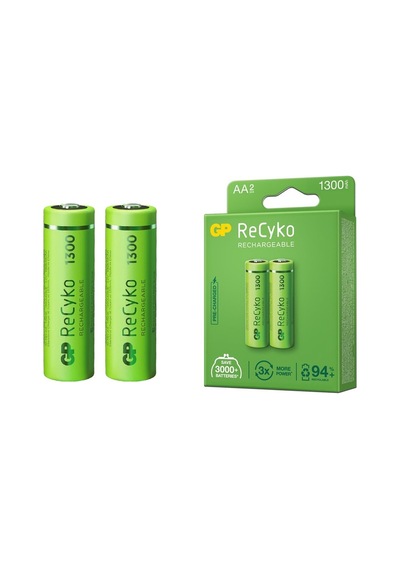 AYT Ticaret HT-101 GP RECYKO 1300 MAH R6 AA ŞARJLI 2Lİ KALEM PİL GP130AAHCE-2EB2 (GPRHC132E000)