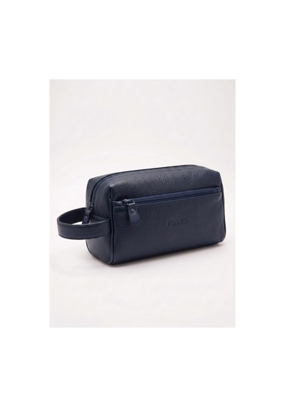 Fossil %100 Hakiki Deri Unisex El Çantası Lacivert