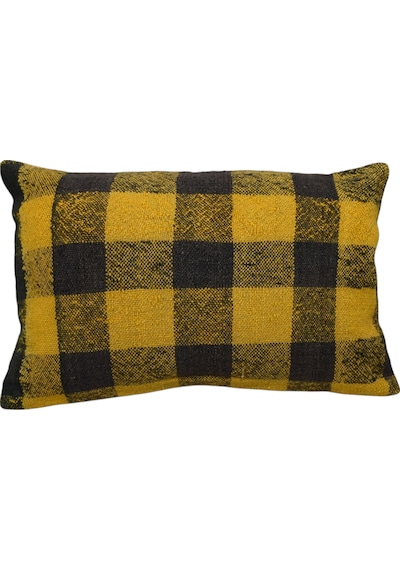 Zehra Abla Halı Yeni El Dokuma Dekoratif Lumbar Kilim Kırlent Yastık Kılıfı 6564 Çok Renkli