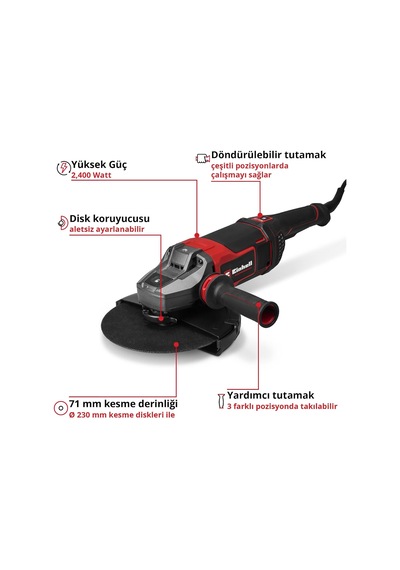 Tr Professional Avuç Taşlama Makinesi Tp-ag 230/2400 4430895