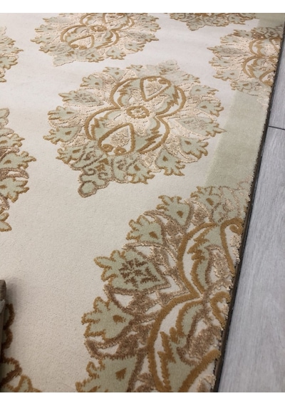 Saray Halı Simin 054 Krem 100X200 Krem Bej 2 Metre Yolluk !