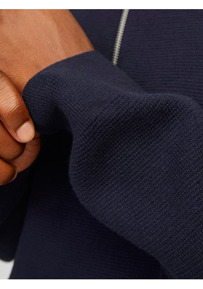 Jack & Jones Jprmılano Stıtch Knıt Half Zıp Sn Night Sky Çok Renkli