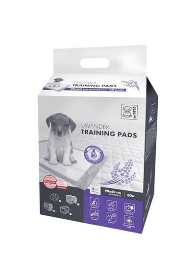 Lavantalı Köpek Çiş Eğitim Pedi 90x60cm 30lu