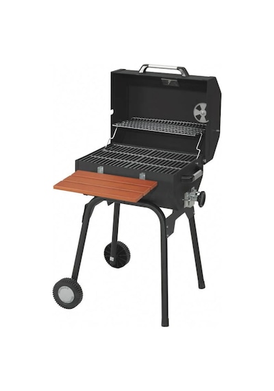 Guruss Kömürlü Tekerlekli Barbekü Mangal 50 CM