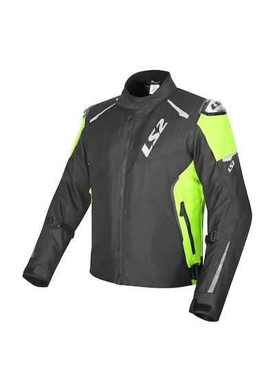 Ls2 Zoom 4 Mevsim Motosiklet Montu Siyah-neon Sarı