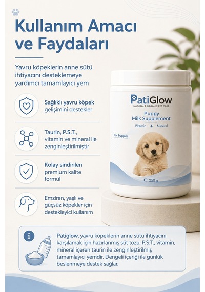 Patiglow Köpek Süt Takviyesi