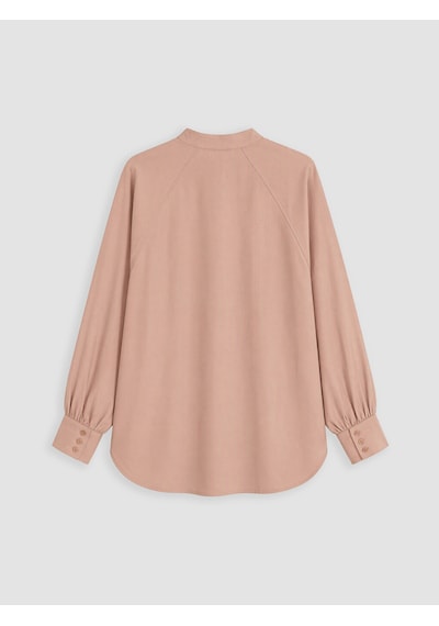 Lcw Modest Pembe Hakim Yaka Kadın Gömlek Tunik