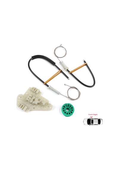 Honda City Mk4 Gd Ge Jazz 2 2001-2008 İçin Ön Sağ Cam Kriko Seti