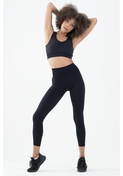 Maraton Active Slimfit Kadın Düz Yaka Kolsuz Koşu Siyah Bra 813091-siyah Siyah