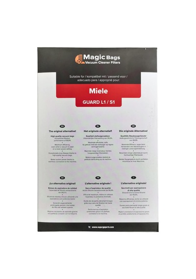 Miele Uyumlu Tu Guard L1 - Guard S1 - Co Guard M1 Toz Torbası Ve Mikro Filtre 12557060 Beyaz