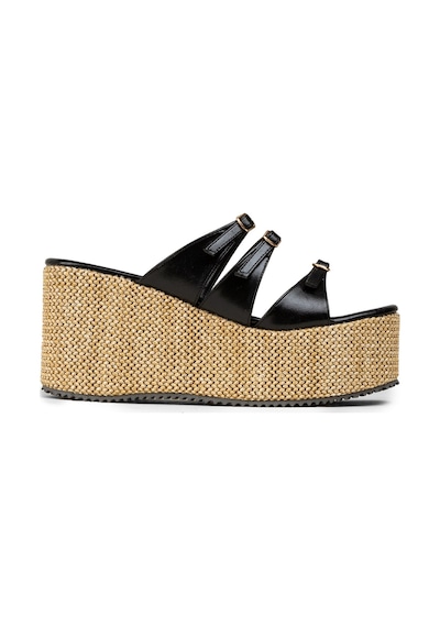 Deery Kadın Siyah Platform Topuklu Terlik - Rd120zsyhc01 Siyah