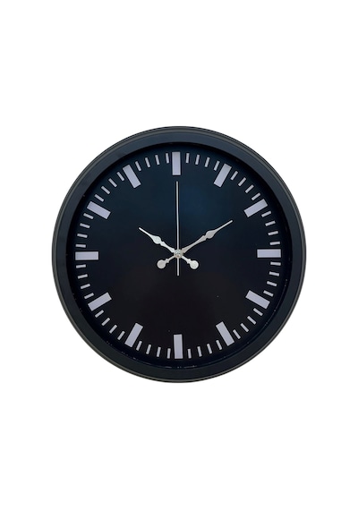 Black Baseline 40 Cm Metal Duvar Saati 11
