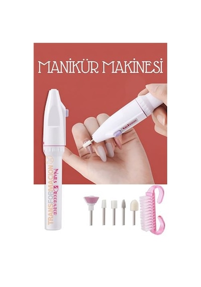 Zenvac Manikür Pedikür Tırnak Törpü Seti Pilli 715973 Zenvac29