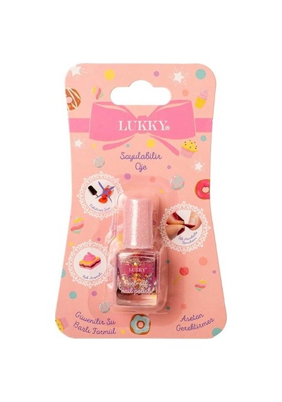 Mega Confetti Serisi Parıltılı Fuşya Oje 3.5ml
