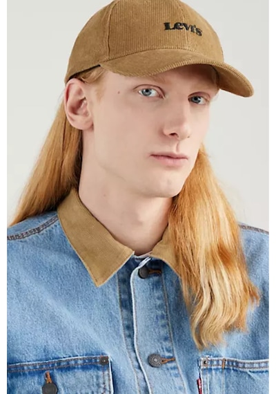 Levi's Unisex Kahverengi Ayarlanabilir Keten Şapka - D5544-0002