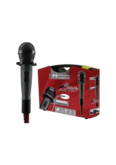 Magicvoice Mv-525 Dinamik Profesyonel 4.5 Metre Kablolu El Mikrofonu