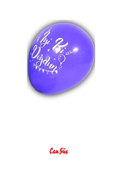 İyi Ki Doğdun Baskılı Balon 5'li İyi Ki Doğdun