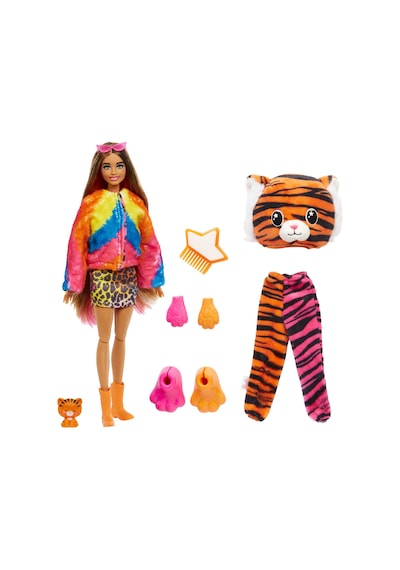 Barbie Cutie Reveal Bebekler Barbie Tropikal Orman Serisi - Kaplan HKP99