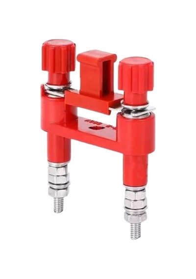 Jy1-2 Terminal 660v 24a 62x47x13mm - Kırmızı