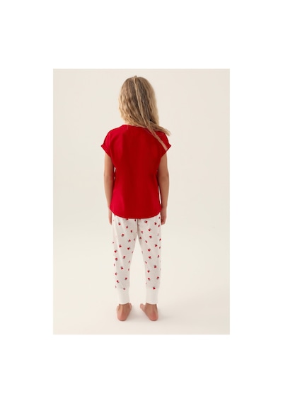 U.s. Polo Assn. Lisanslı Text Printed Kırmızı Kız Çocuk Pijama Takımı Kırmızı, Sarı U.s. Polo Assn. Lisanslı Text Printed Kırmızı Kız Çocuk Pijama Takımı Kırmızı, Sarı